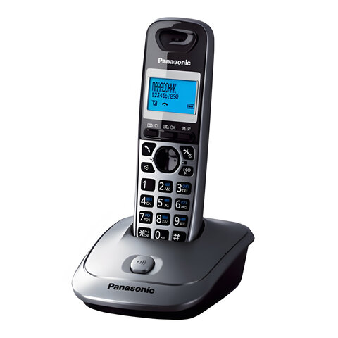 Радиотелефон PANASONIC KX-TG2511RUM, память 50 номеров, АОН, повтор, спикерфон, полифония