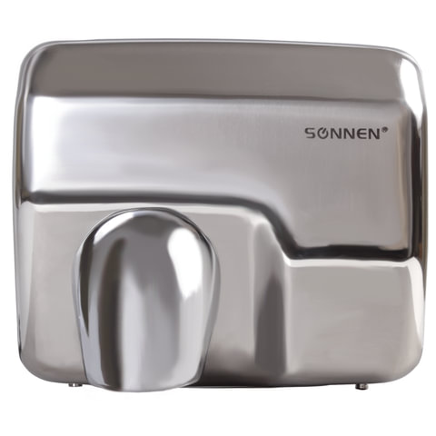 Сушилка для рук SONNEN HD-798S, 2300 Вт, нержавеющая сталь, антивандальная, серебристая