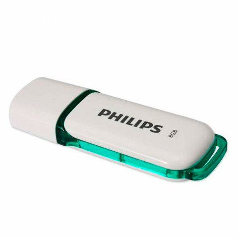 Флеш-диск 8 GB PHILIPS SNOW, разъем USB 2.0, FM08FD70B/97