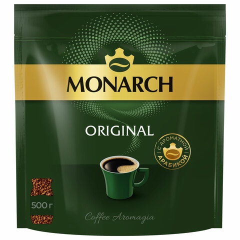 Кофе растворимый MONARCH Original, сублимированный, г, мягкая упаковка