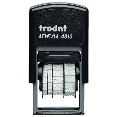 Датер-мини месяц БУКВАМИ, оттиск мм, TRODAT IDEAL 4810 P2, корпус , подушка
