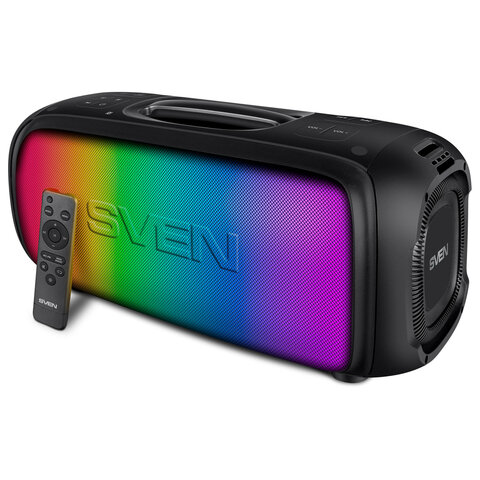Колонка портативная SVEN PS-860, 100 Вт, TWS, Bluetooth, FM, USB, microSD, SV-022518