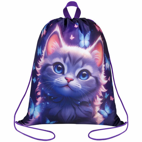 Мешок для обуви BRAUBERG KIDS, с петлей, 42х34 см, 