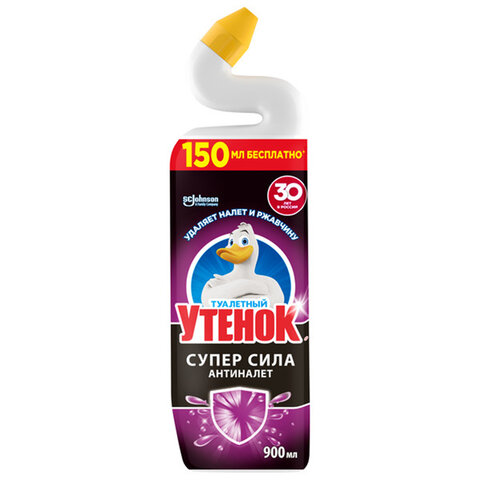 Средство для уборки туалета мл, ТУАЛЕТНЫЙ УТЕНОК Супер Сила 