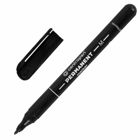Маркер перманентный CENTROPEN 2846, тонкий наконечник, 1 мм, 6 2846 9412