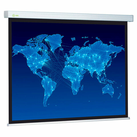 Экран Cactus Wallscreen CS-PSW-152x203, см, 4:3, настенно-потолочный