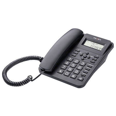 Телефон TEXET TX-264, АОН, спикерфон, тональный / импульсный режим, часы / будильник, SOS, повтор