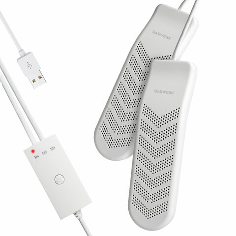 Сушилка для обуви электрическая с таймером, USB-разъём, сушка для обуви, 9 Вт, DASWERK (ДАСВЕРК), SD9