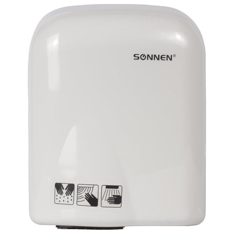 Сушилка для рук SONNEN HD-165, 1650 Вт, пластиковый корпус