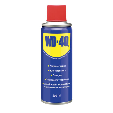 Средство WD-40 универсальное, мл, для тысячи применений в офисе, быту, производстве, WD0001
