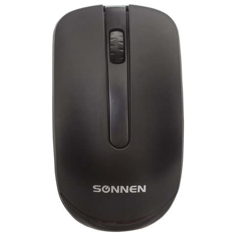Мышь беспроводная SONNEN M-3032, USB, 1200 dpi, 2 кнопки + 1 колесо-кнопка, оптическая