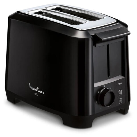 Тостер MOULINEX LT140811, 800 Вт, 2 тоста, 7 режимов, пластик
