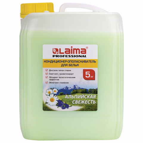 Кондиционер-ополаскиватель для белья 5 л LAIMA PROFESSIONAL, 