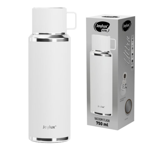 Термос 0,75 л JOYLUX (ДЖОЙЛЮКС) ULTRA, нержавеющая сталь SUS316, крышка/кружка, питейник, сито