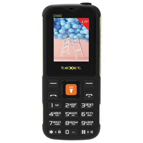 Телефон мобильный TEXET TM-D400, 2 SIM, 1,77