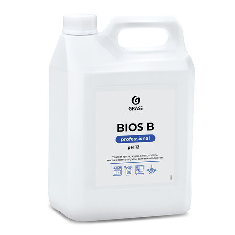 Средство моющее 5,5 кг, GRASS BIOS B, для промышленного оборудования, щелочное, концентрат