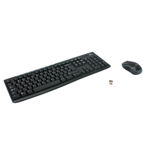 Набор беспроводной LOGITECH MK270, клавиатура, мышь 2 кнопки + 1 колесо-кнопка