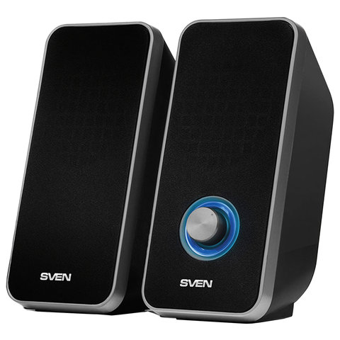 Колонки компьютерные SVEN 325, 2.0, 2х3 Вт, пластик, SV-014643