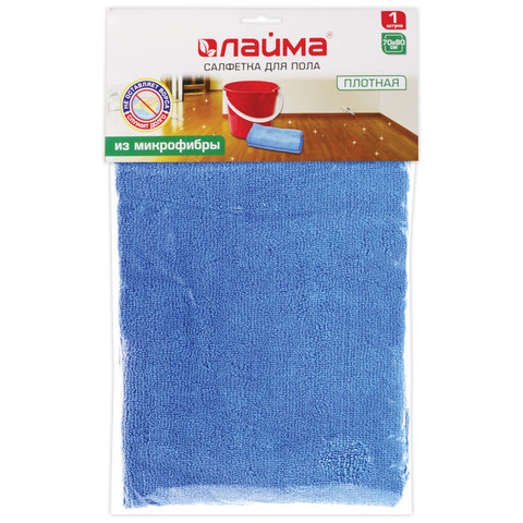 Тряпка для мытья пола из микрофибры, СУПЕР ПЛОТНАЯ, см, 300 г/м2, LAIMA