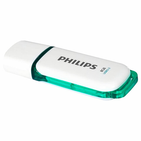 Флеш-диск 8 GB PHILIPS SNOW, разъем USB 3.0, FM08FD75B/97
