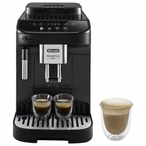 Кофемашина DELONGHI Magnifica Evo ECAM290.22.B, 1450 Вт, объем 1,8 л, ручной капучинатор