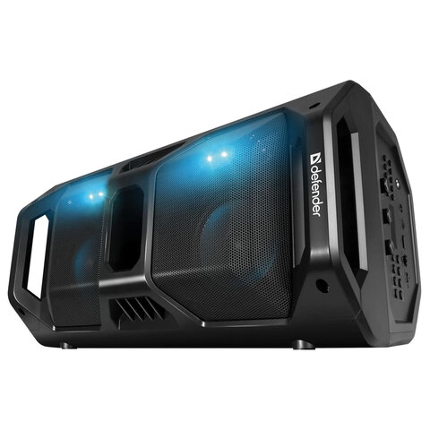 Колонка портативная DEFENDER Rage, 2.0, 50 Вт, Bluetooth, FM-тюнер, microSD