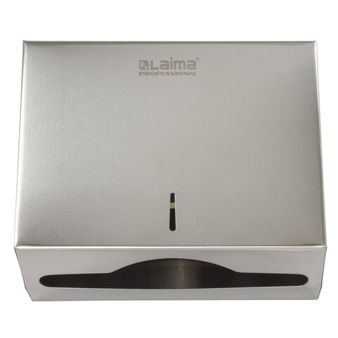 Диспенсер для полотенец LAIMA PROFESSIONAL BASIC (H2) Z-сложения, нержавеющая сталь, матовый