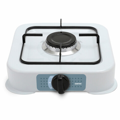 Настольная газовая плита CENTEK CT-1520, 1 конфорка, сменная форсунка (баллон/магистраль)