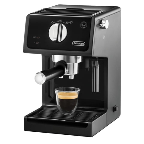 Кофеварка рожковая DELONGHI ECP31.21, 1100 Вт, объем 1 л, ручной капучинатор