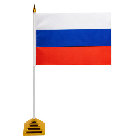 Флаг России настольный см, без герба, BRAUBERG/STAFF