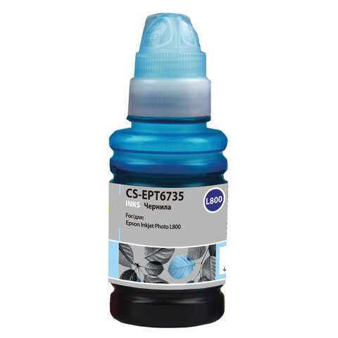 Чернила CACTUS (CS-EPT6735) для СНПЧ EPSON L800/L810/L850/L1800, 0,1 л