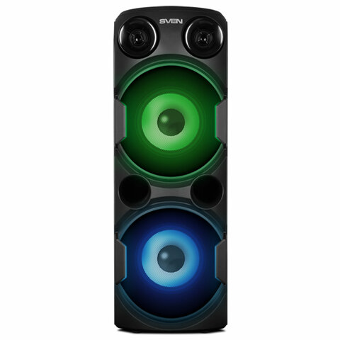 Колонка портативная SVEN PS-750, 80 Вт, TWS, Bluetooth, FM, USB, microSD, LED-дисп, SV-019617