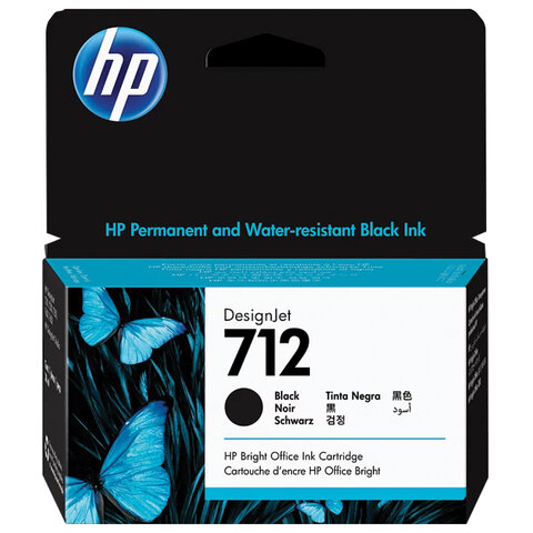 Картридж струйный для плоттера HP (3ED70A) DesignJet T230/T250/T630/T650, №712, оригинальный