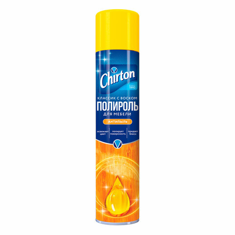 Полироль для мебели мл, CHIRTON (Чиртон) антипыль, 