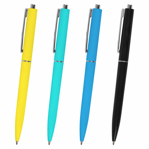 Ручка шариковая автоматическая BRAUBERG X17 COLOR, стандартный узел 0,7 мм, линия письма 0,5 мм
