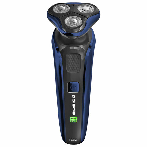 Электробритва POLARIS PMR 0309RC PRO 5, 3 головки, аккумулятор, сухое и влажное бритье