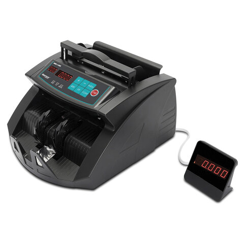 Счетчик банкнот MERTECH C-3000 BLACK, 1000 банкнот/мин, ИК, УФ детекция, фасовка
