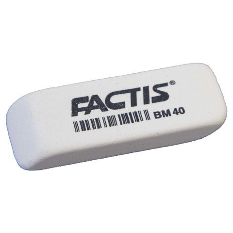 Ластик FACTIS BM 40 (Испания), мм, прямоугольный, скошенные края, CNFBM40