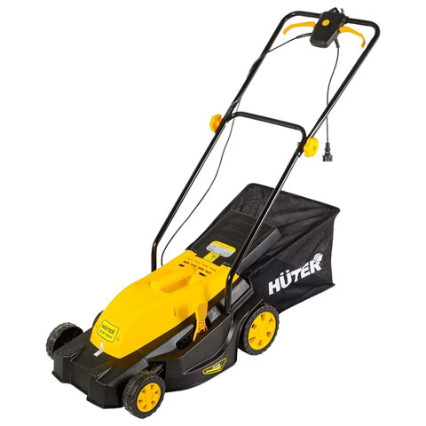 Газонокосилка сетевая HUTER ELM-1800T, 1800 Вт, 3200 об/мин, ширина скашивания 42 см, 70/4/5
