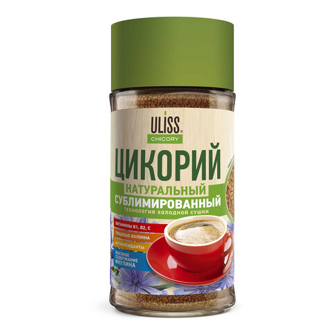 Цикорий ULISS сублимированный г, стеклянная банка