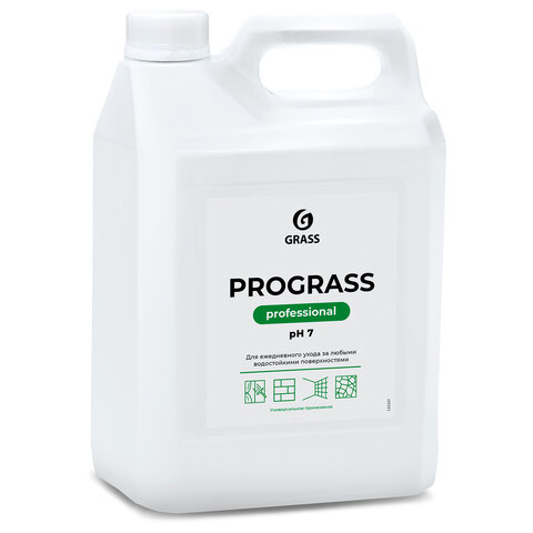 Средство моющее универсальное 5 кг, GRASS PROGRASS, нейтральное, жидкое