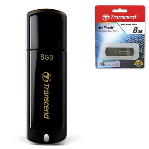 Флеш-диск 8 GB, TRANSCEND Jet Flash 350, USB 2.0, TS8GJF350