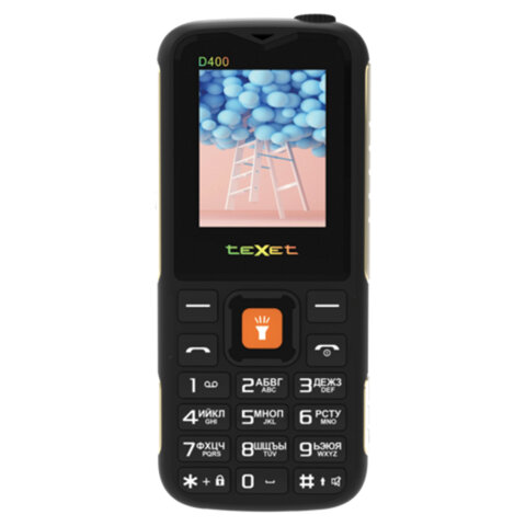Телефон мобильный TEXET TM-D400, 2 SIM, 1,77