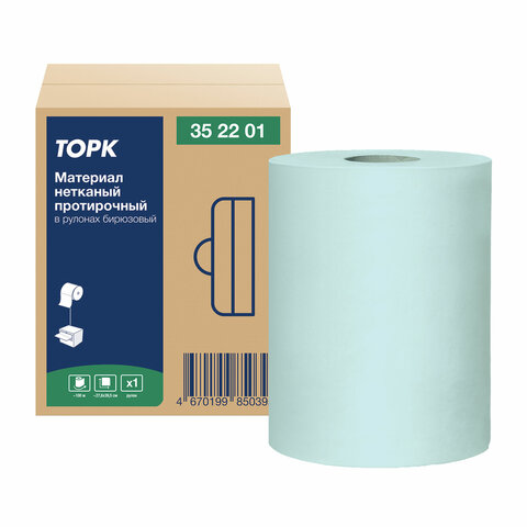Протирочный нетканый материал TORK Advanced, 253 листа в рулоне, 39,5х27,6 см