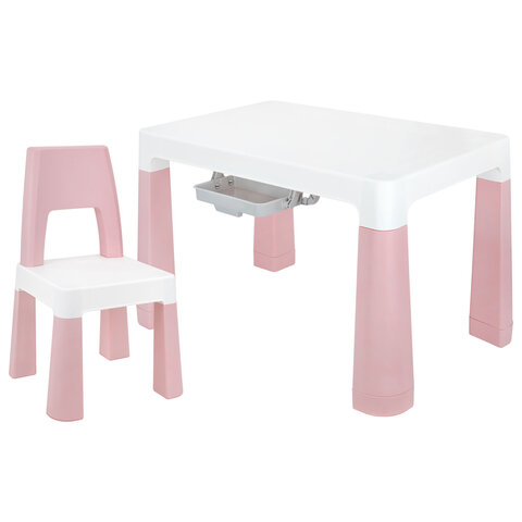 Стол детский + стул BRABIX KIDS CS-003, лет, пластик +