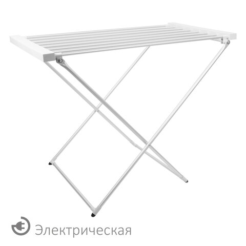 Сушилка для белья электрическая, напольная, раскладная, алюминиевая, нагрев 60 °С, LAIMA HOME