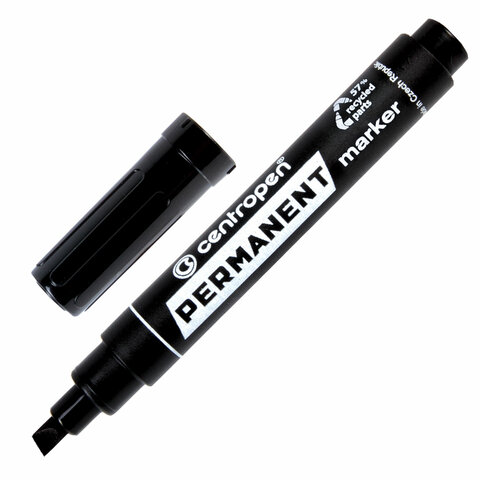 Маркер перманентный CENTROPEN 8576, скошенный наконечник, 1-4,6 мм, 5 8576 0112