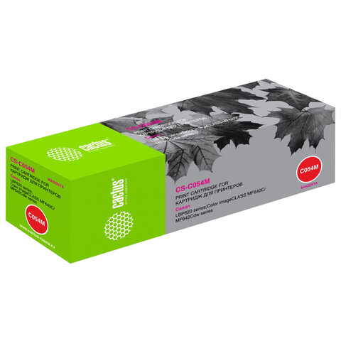 Картридж лазерный CACTUS (CS-C054M) для Canon LBP 621/623, MF 641/643/645, ресурс 1200 страниц