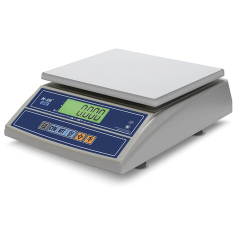 Весы фасовочные MERTECH M-ER 326F-15.2 LCD (0,08-15 кг), дискретность 2 г, платформа 255x210 мм, без стойки