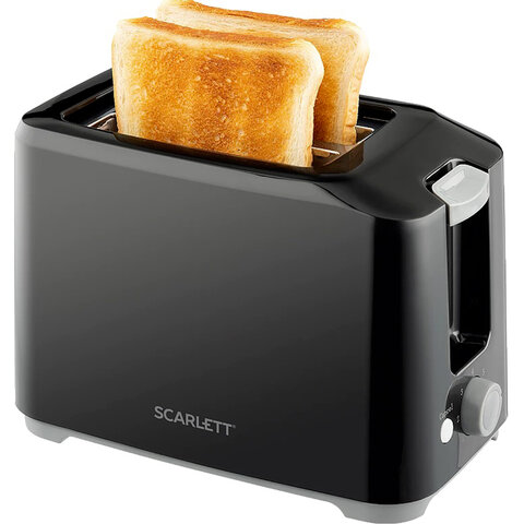 Тостер SCARLETT SC-TM11020, 700 Вт, 2 тоста, 7 режимов, механическое управление, пластик